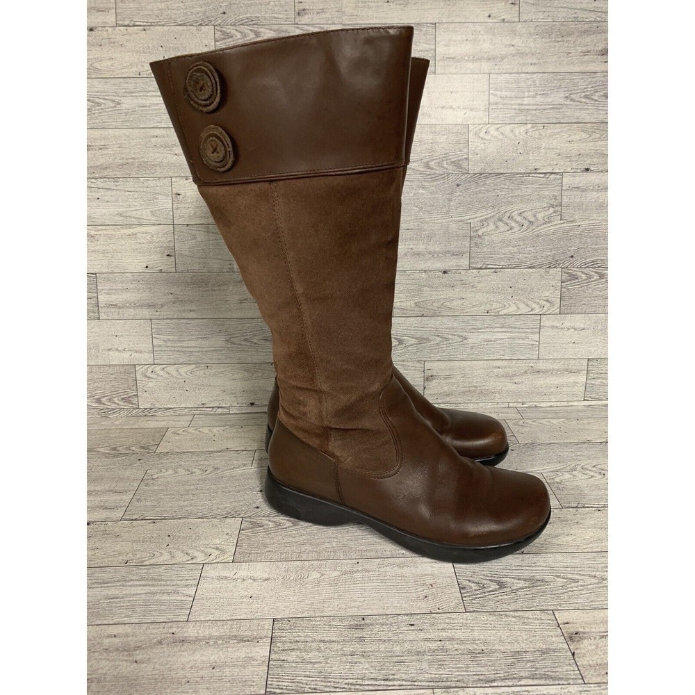 Dansko Delilah Equestrian‎ Riding Tall Boots Brown Size 37 Leather
